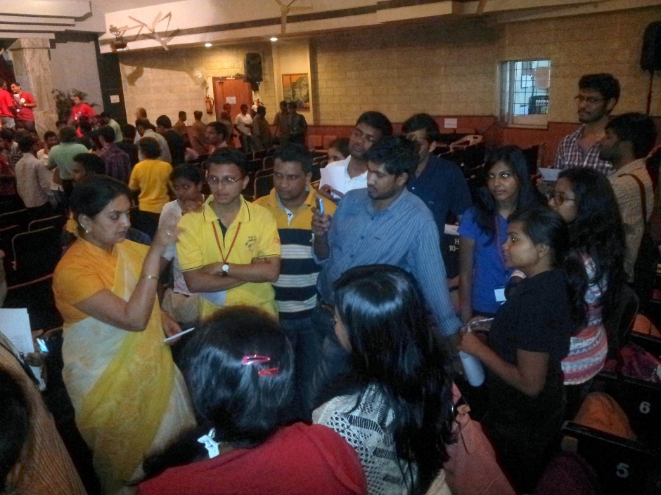 Ms Nandini Alva interacts with Political Action Interns